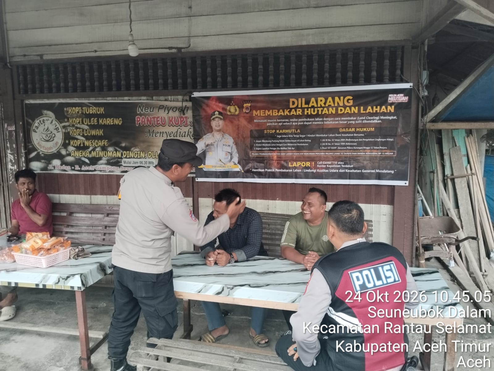 Polsek Rantau Selamat Intensifkan Patroli Karhutla, Cegah Kebakaran Hutan Dan Lahan