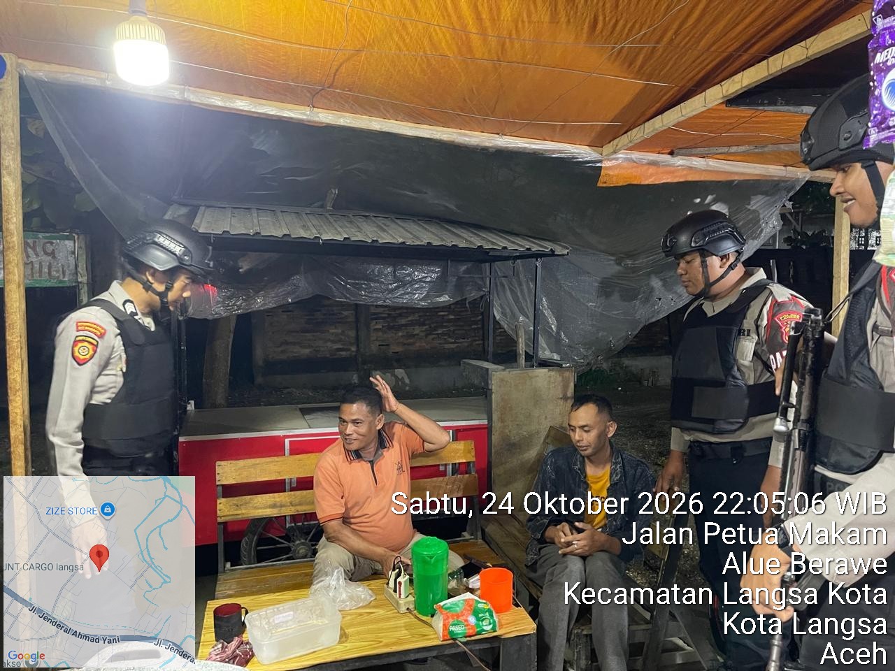 Sat Samapta Polres Langsa Gelar Patroli KRYD, Jaga Kamtibmas Tetap Aman Dan Kondusif