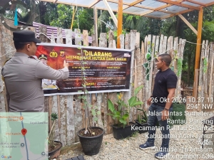 Polsek Rantau Selamat Tingkatkan Patroli Karhutla Di Rantau Panjang, Waspadai Potensi Kebakaran