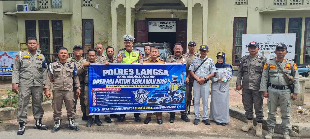 Satlantas Polres Langsa Sosialisasikan Operasi Patuh Seulawah 2026, Ajak Pengguna Jalan Tertib Berlalu Lintas
