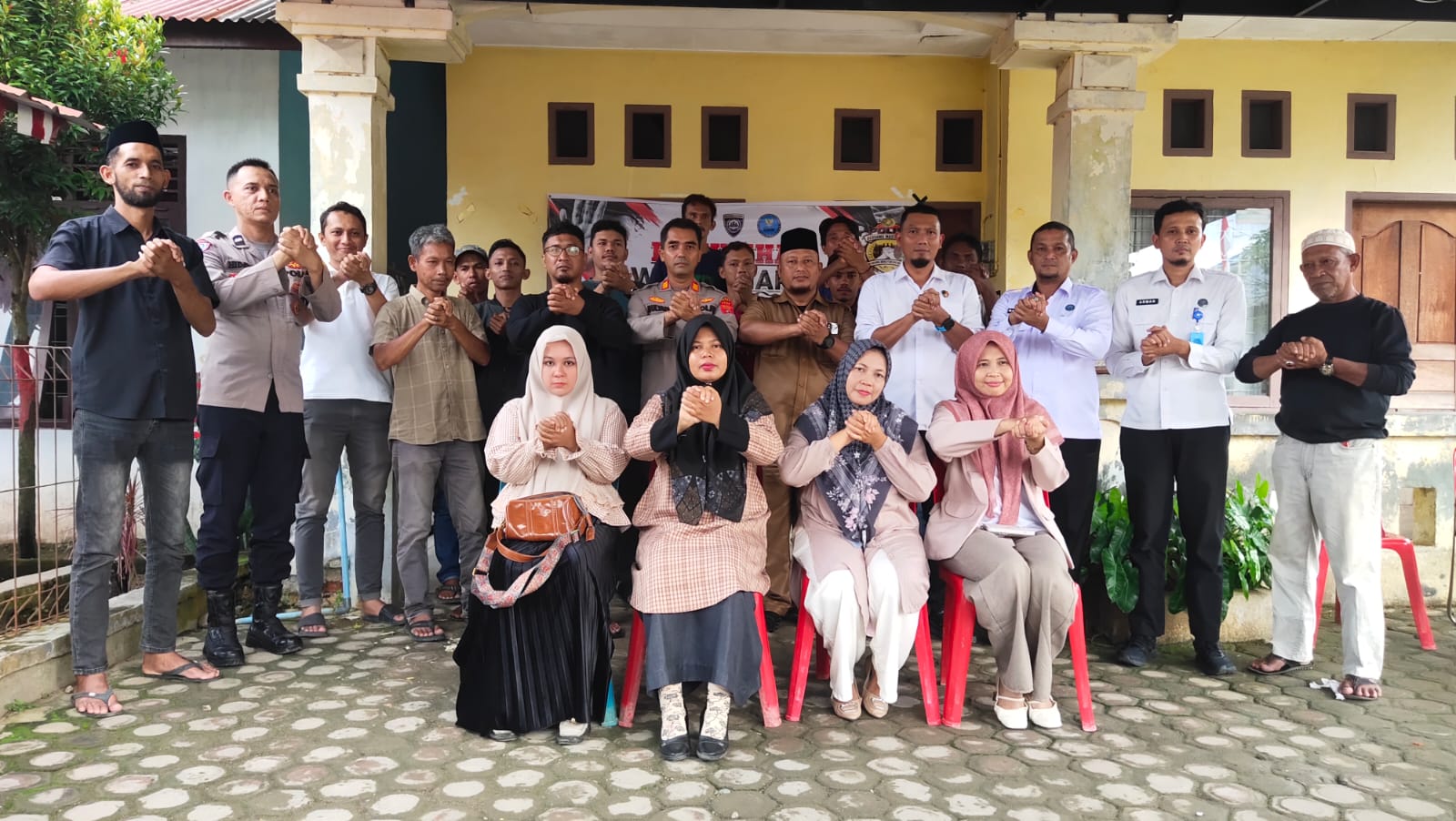 Polres Langsa Bersama BNN Pulihkan Kawasan Rawan Narkoba Di Gampong Alue Beurawe