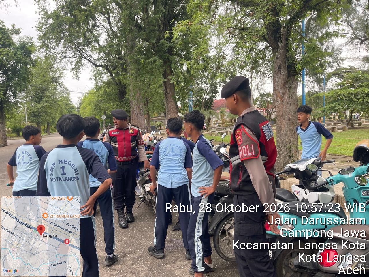 Sat Samapta Polres Langsa Gelar Patroli KRYD, Cegah Gangguan Kamtibmas Dan Jaga Keamanan Kota