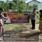 Polsek Langsa Timur Gelar Patroli Karhutla Di Gampong Seunebok Antara, Cegah Kebakaran Sejak Dini